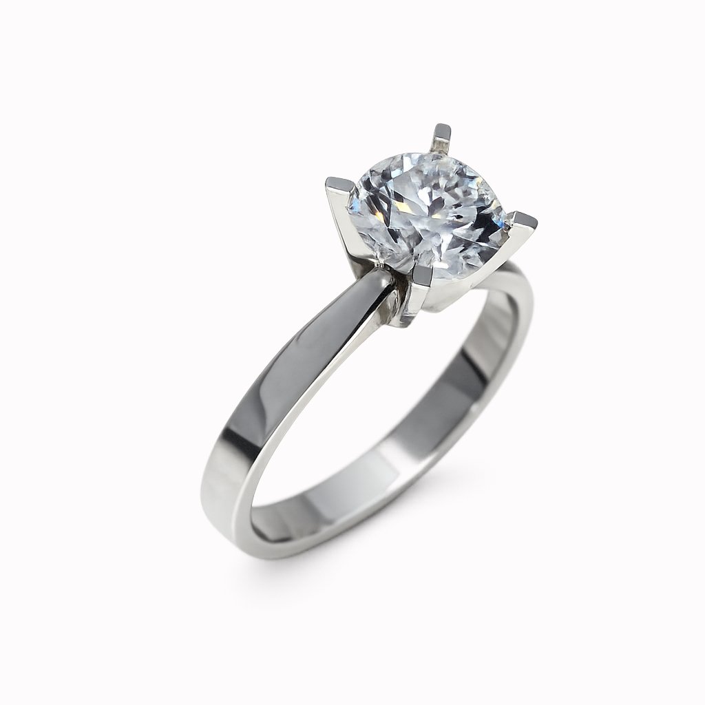 Lab-Grown Solitair ring 1.62crt